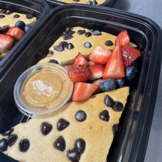 Protein Chocolate Chip Cake & Links